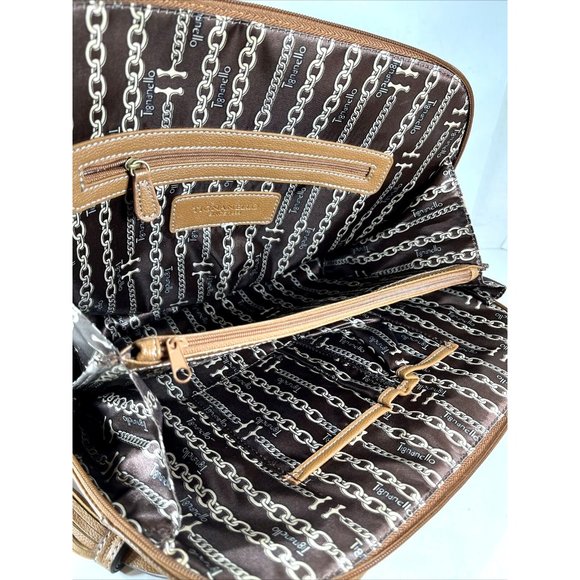 Tignanello Large Brown Leather Shoulder Bag - Lightly Distressed - Picture 3 of 12